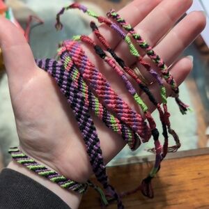 Handmade friendship bracelets